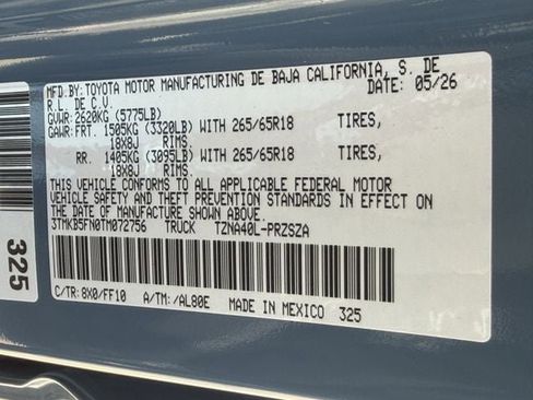 New 2026 Toyota Tacoma SR5 RWD image 26