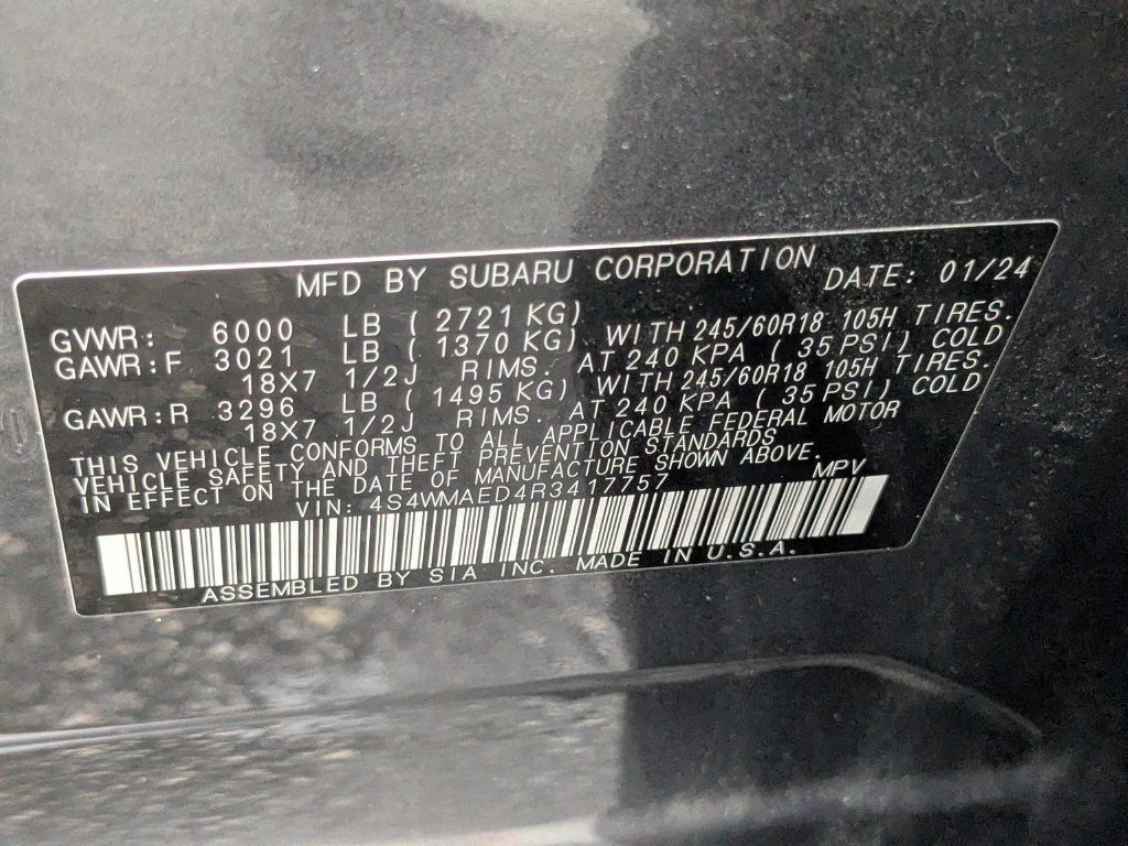 Certified 2024 Subaru Ascent Premium w/ Convenience Package AWD/4WD image 20