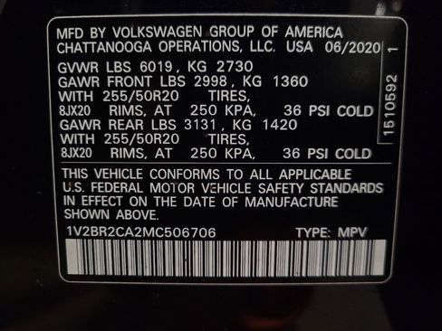 Used 2021 Volkswagen Atlas SEL AWD/4WD image 33