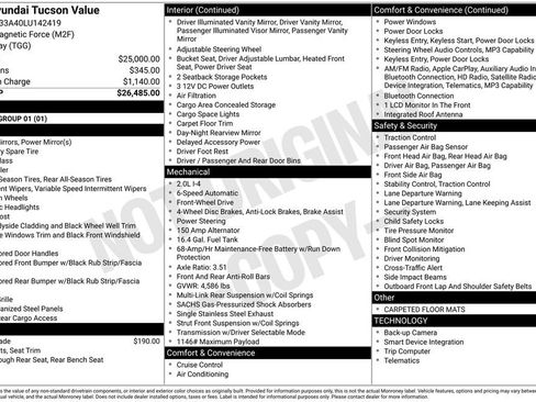 Used 2020 Hyundai Tucson Value FWD image 4
