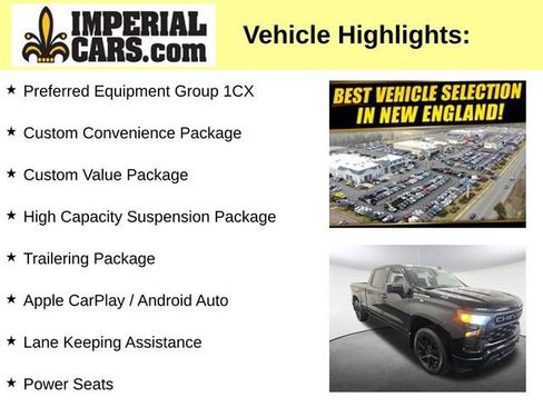 Used 2024 Chevrolet Silverado 1500 Custom AWD/4WD image 3