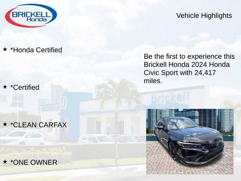 Used 2024 Honda Civic Sport image 9
