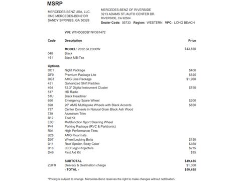 Certified 2022 Mercedes-Benz GLC 300 image 26