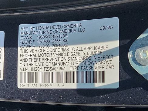 Used 2025 Honda Accord LX image 27