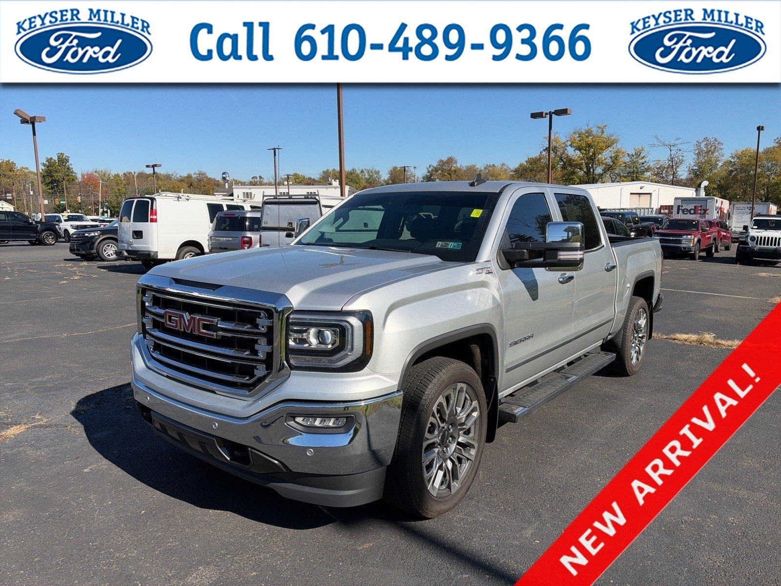 Used 2018 GMC Sierra 1500 SLT AWD/4WD image 1