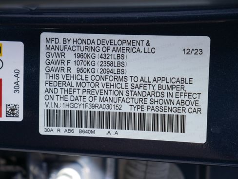 Used 2024 Honda Accord EX image 30