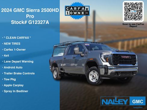 Used 2024 GMC Sierra 2500 Pro w/ 1SA Pro Safety Plus Package image 7