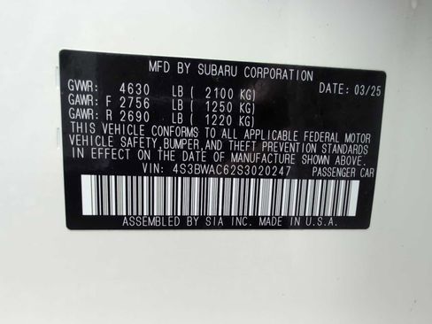 Used 2025 Subaru Legacy Premium image 34