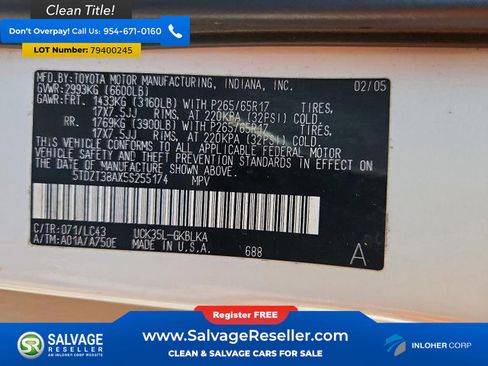 Used 2005 Toyota Sequoia Limited image 17