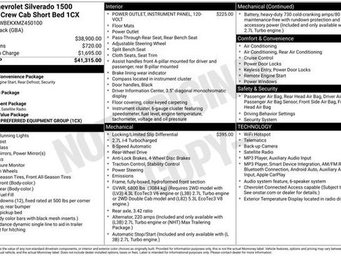 Used 2021 Chevrolet Silverado 1500 Custom RWD image 7