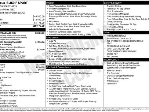 Used 2024 Lexus IS 350 F Sport w/ Blackout Package image 1