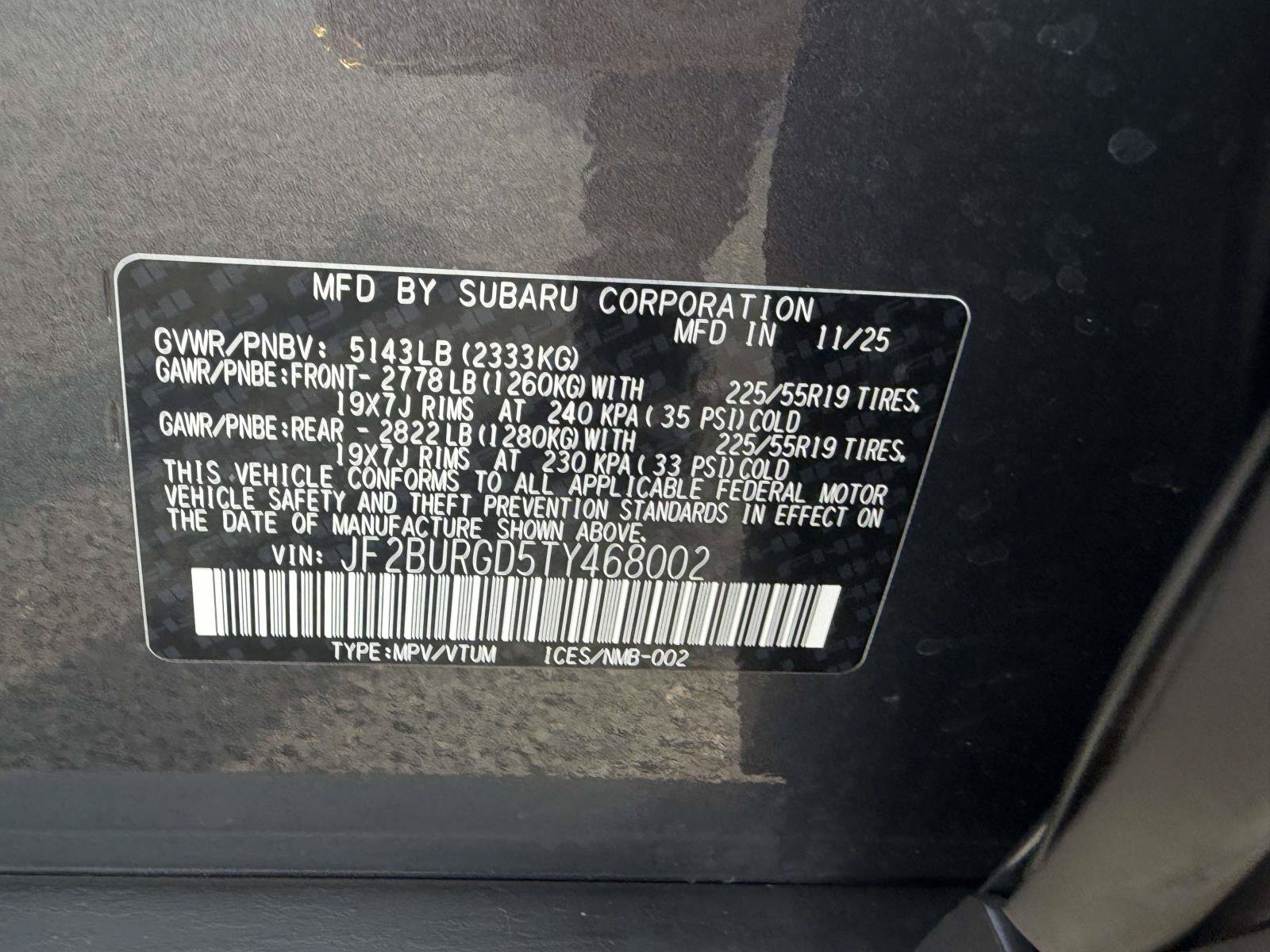 Used 2026 Subaru Outback Limited XT AWD/4WD image 40
