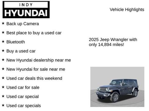 Used 2025 Jeep Wrangler Unlimited Sahara AWD/4WD image 7