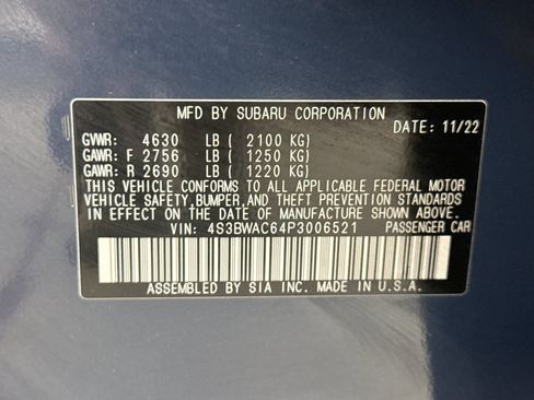 Used 2023 Subaru Legacy Premium AWD/4WD image 11