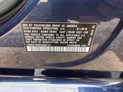 Used 2015 Volkswagen Passat TDI SE FWD image 32