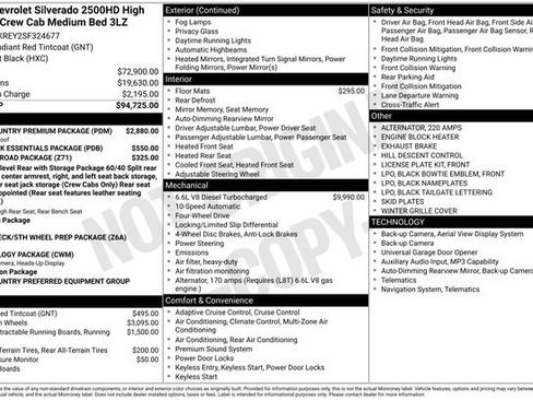 Certified 2025 Chevrolet Silverado 2500 High Country w/ High Country Premium Package AWD/4WD image 39