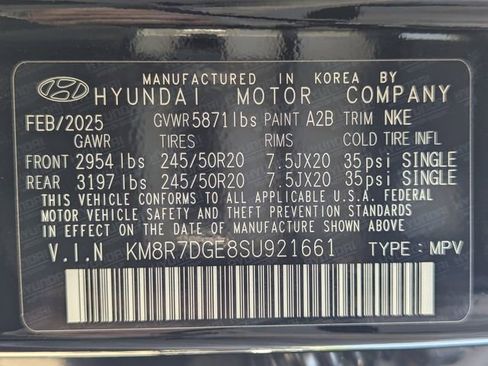 New 2025 Hyundai Palisade Calligraphy AWD/4WD image 24