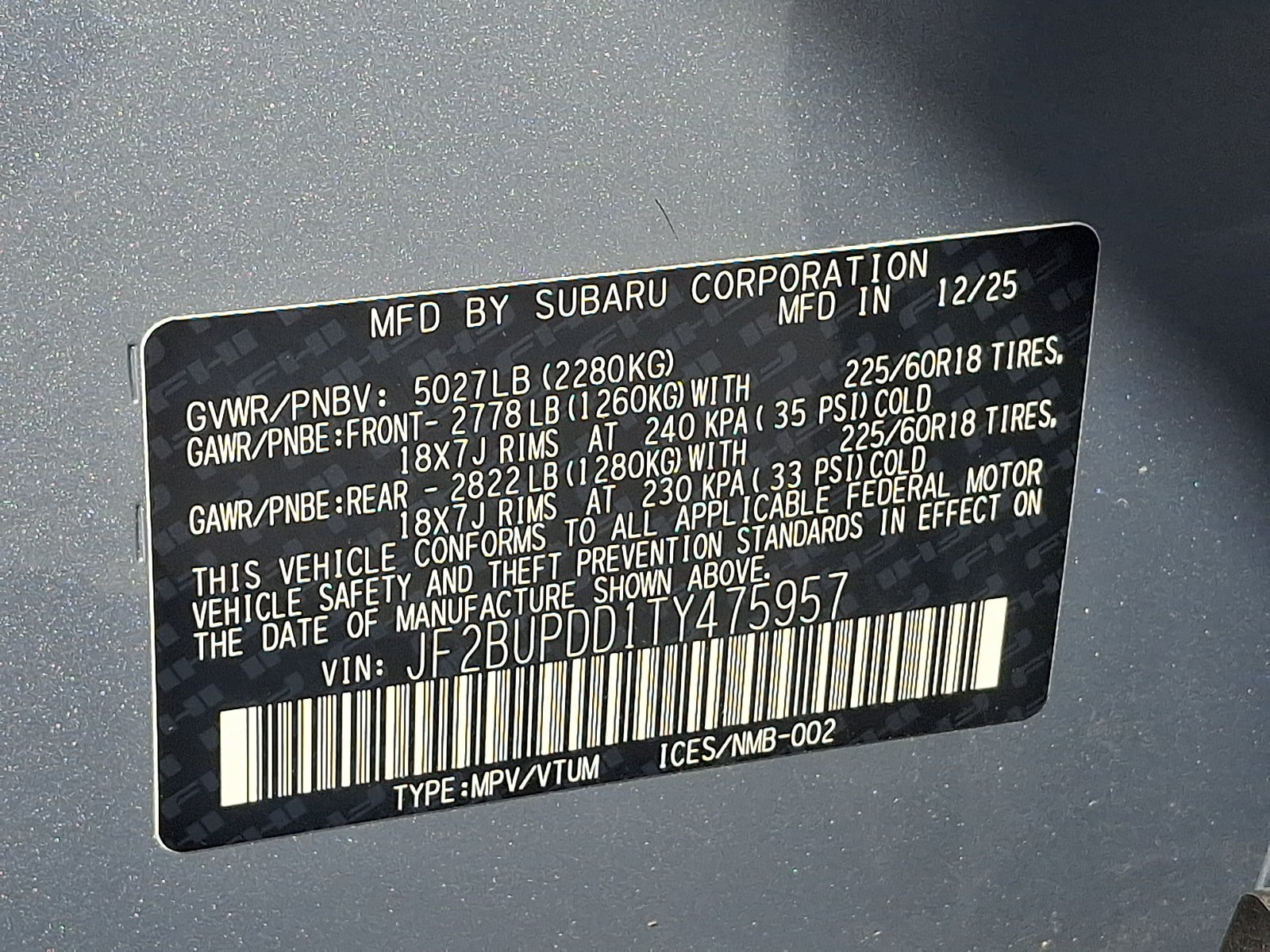 Certified 2026 Subaru Outback Limited AWD/4WD image 28