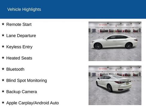 Used 2022 Lexus ES 300h w/ Premium Package FWD image 2