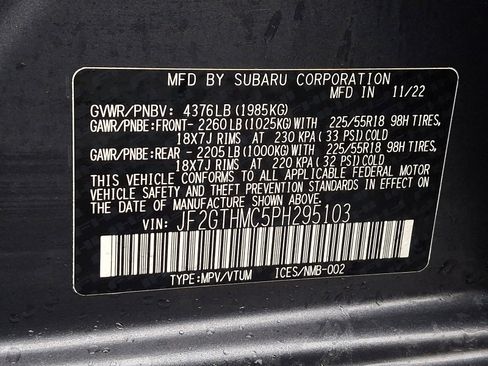 Used 2023 Subaru Crosstrek 2.5i Limited w/ Moonroof Package image 27