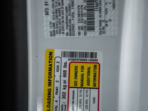 Certified 2022 Ford Mustang Coupe w/ Equipment Group 101A image 41