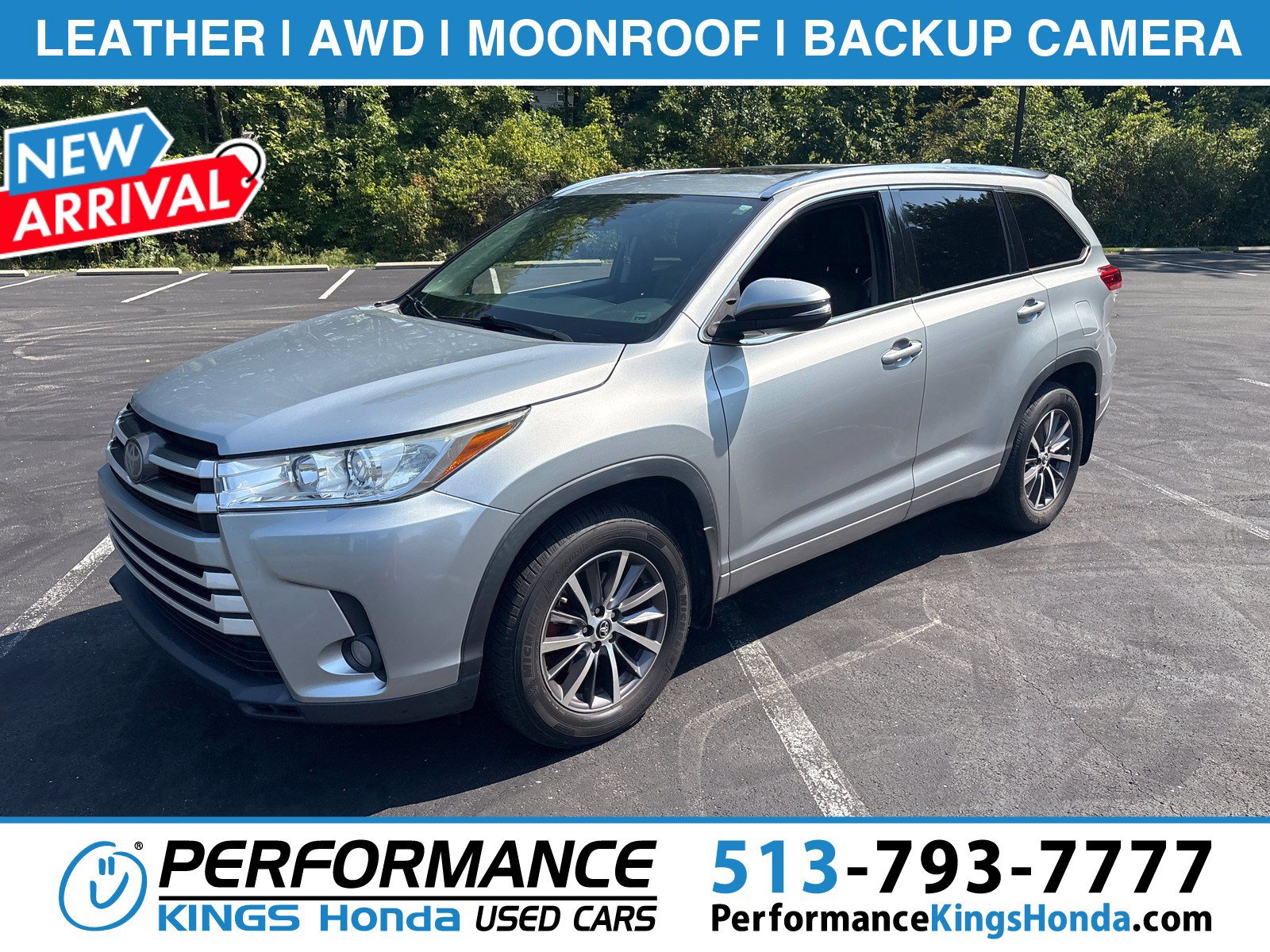 Used 2017 Toyota Highlander XLE AWD/4WD image 1