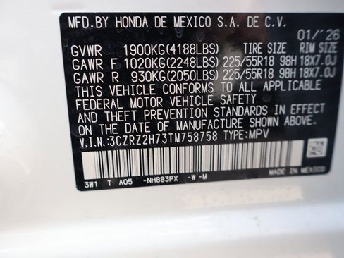 New 2026 Honda HR-V EX-L image 34