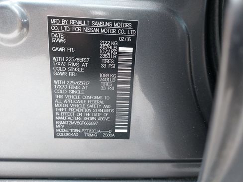 Used 2016 Nissan Rogue S AWD/4WD image 38