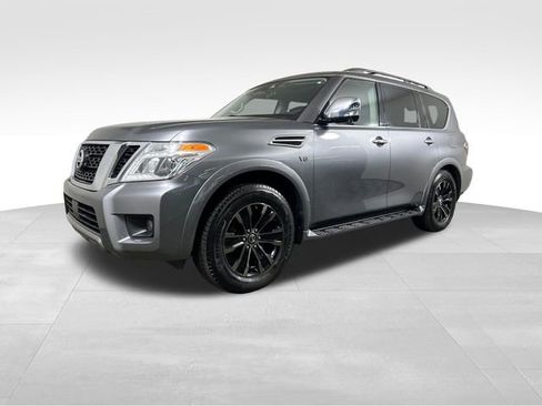 Used 2019 Nissan Armada Platinum w/ Captain's Chairs Package image 2