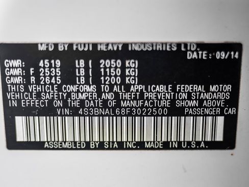 Used 2015 Subaru Legacy 2.5i Limited image 29