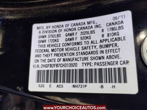 Used 2012 Honda Civic EX image 38