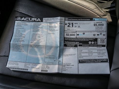 Used 2023 Acura MDX SH-AWD w/ Technology Package image 33