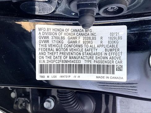 Used 2021 Honda Civic Sport image 16