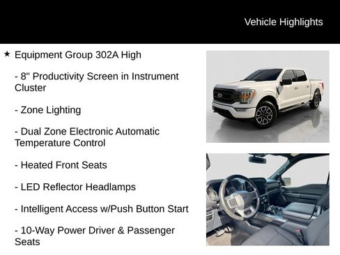 Certified 2023 Ford F150 XLT w/ Equipment Group 302A High AWD/4WD image 11