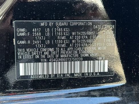 New 2026 Subaru Crosstrek 2.5i AWD/4WD image 23
