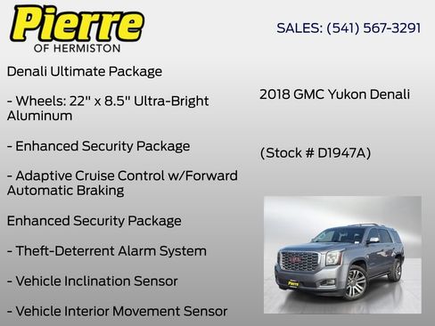 Used 2018 GMC Yukon Denali w/ Denali Ultimate Package AWD/4WD image 12