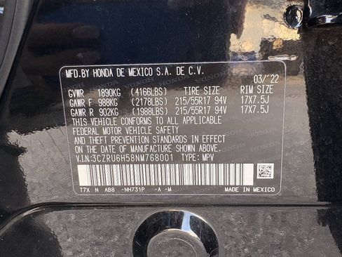 Used 2022 Honda HR-V EX image 37