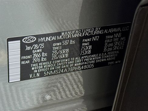 Certified 2023 Hyundai Santa Fe SEL w/ Cargo Package image 32