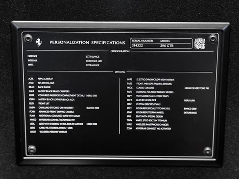 Certified 2025 Ferrari 296 GTB RWD image 22