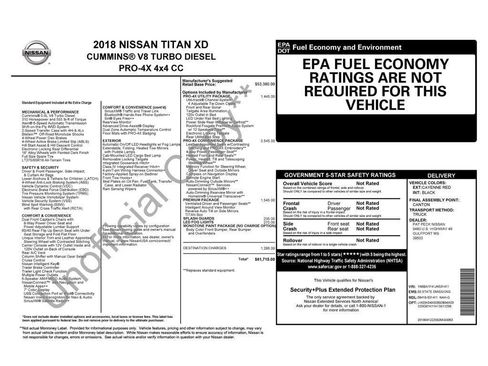 Used 2018 Nissan Titan PRO-4X w/ Pro-4x Convenience Package AWD/4WD image 11