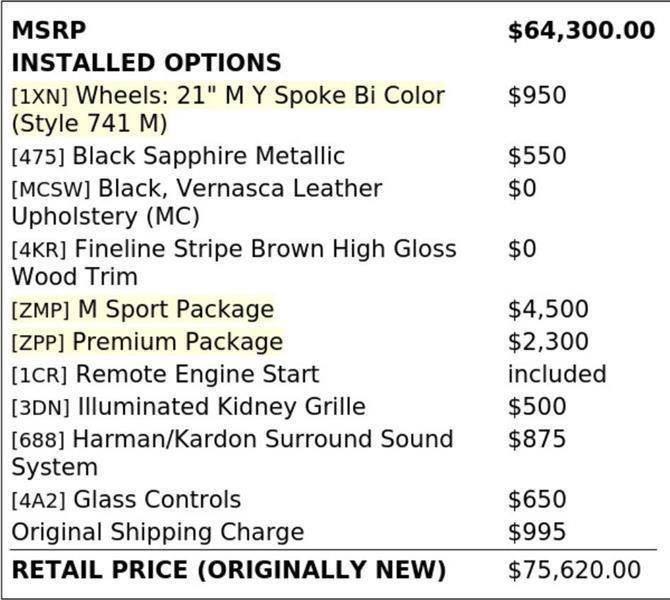 Used 2020 BMW X6 sDrive40i w/ M Sport Package RWD image 10
