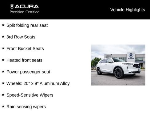 Certified 2023 Acura MDX SH-AWD w/ Technology Package image 21