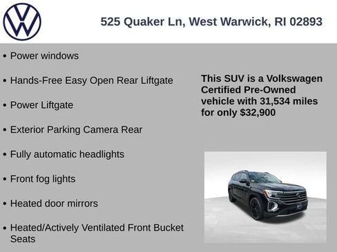 Certified 2024 Volkswagen Atlas SE AWD/4WD image 13