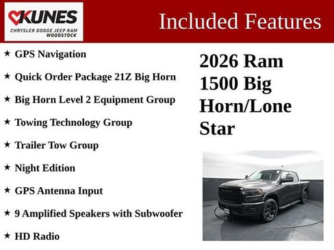 New 2026 RAM 1500 4x4 Crew Cab image 3