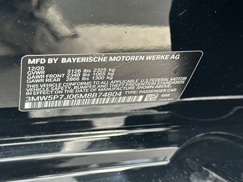 Used 2021 BMW 330e w/ Convenience Package RWD image 39