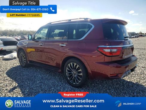 Used 2022 Nissan Armada Platinum w/ Captain's Chairs Package image 3