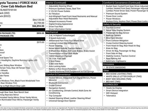 Used 2025 Toyota Tacoma TRD Pro w/ Tow Tech Package image 30