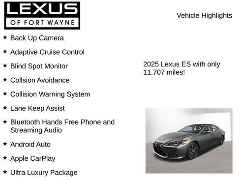 Used 2025 Lexus ES 350 Ultra Luxury image 7