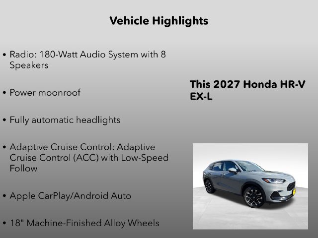 New 2027 Honda HR-V EX-L image 5