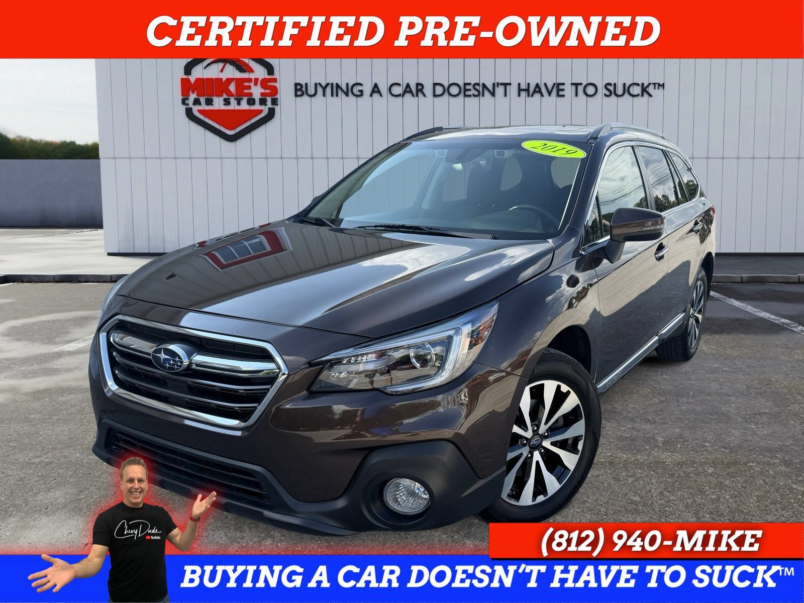 Used 2019 Subaru Outback 2.5i Touring w/ Popular Package #3A AWD/4WD image 1